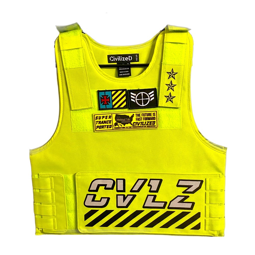 Civilized Lime Green Tactical Styled Vest